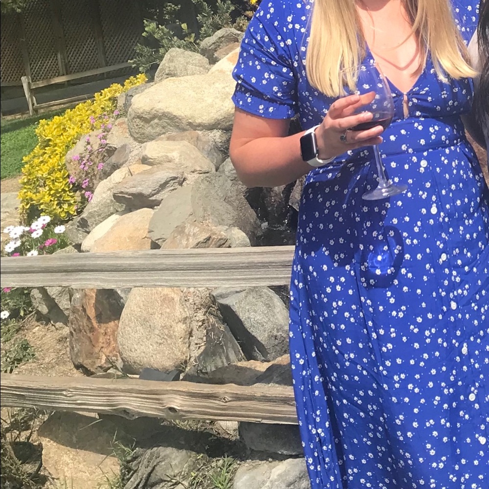 Faithful Blue Dress purchased from Anthropologie.